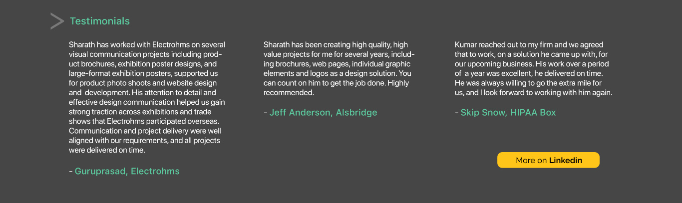 Testimonials