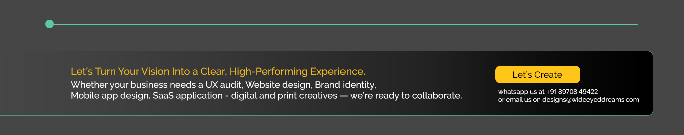 We are ready to collaborate - Let's create